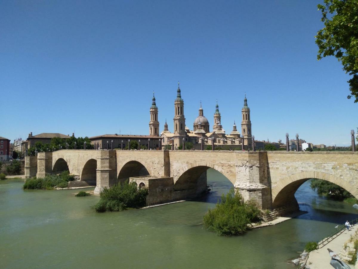 Acojedor Piso A Metros Del Pilar Y Plaza Espana Saragoça Exterior foto